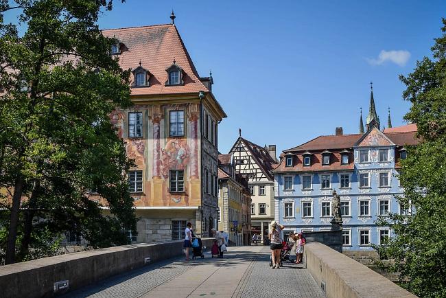 Untere Brücke mit Blick Richtung Sandstraße.